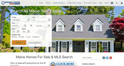 Desktop Screenshot of mainepropertysource.com