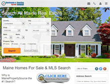 Tablet Screenshot of mainepropertysource.com